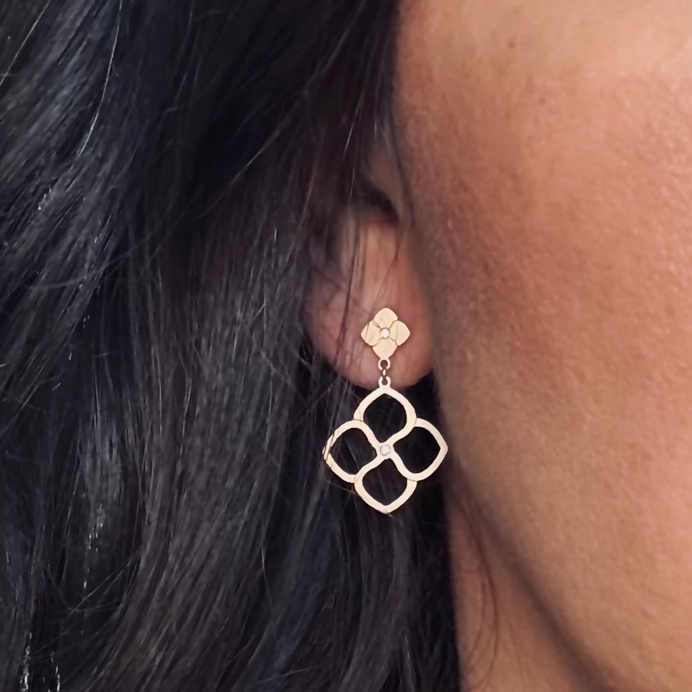 Cercei din Aur Cu Diamant| Cercei Femei din Aur| Cadou Femei| Fine Gold Jewelry|Diamond Gold Jewelry| Gift for Women| Diamond Gold Earrings