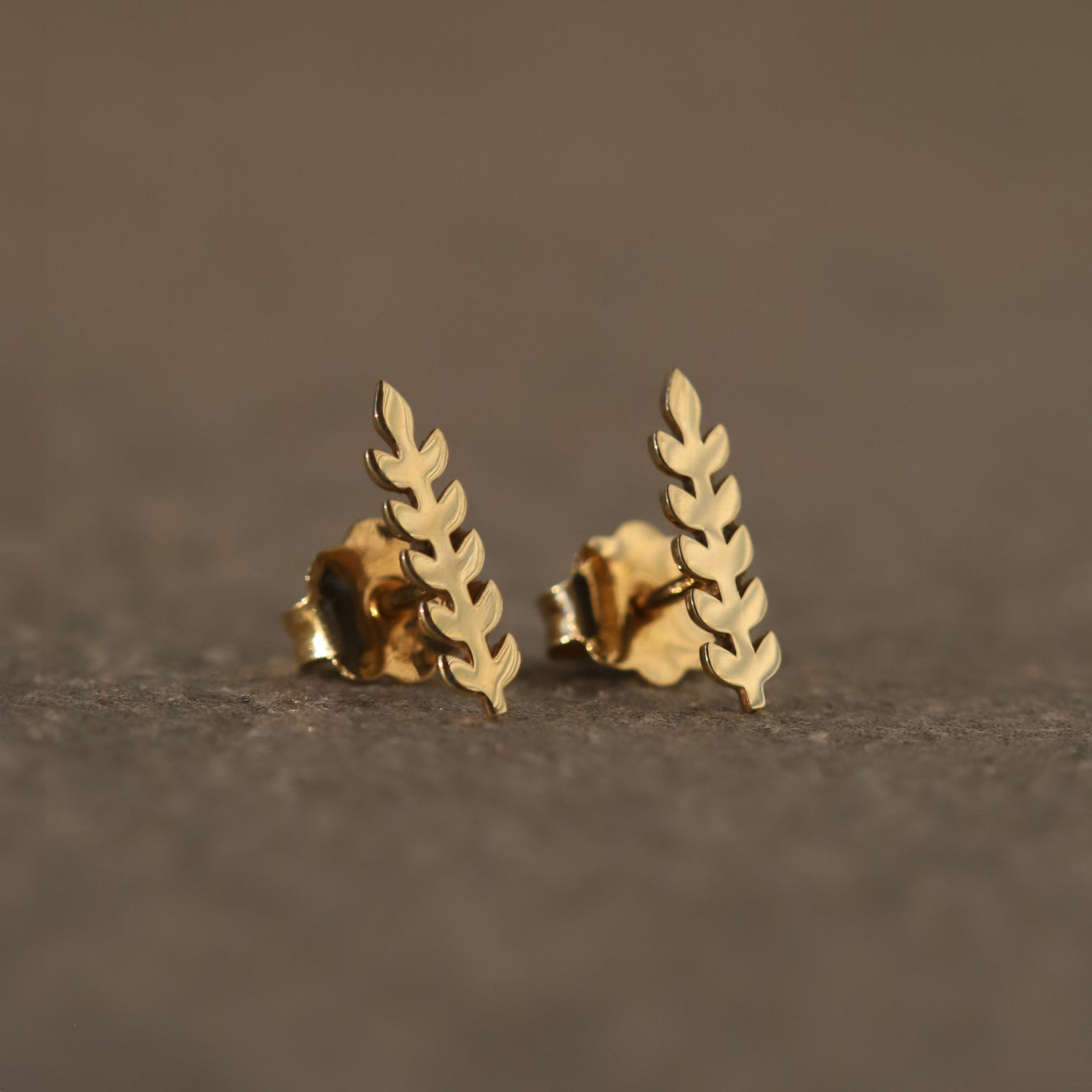 Ear of Wheat Necklace with Pendant and Earrings Set