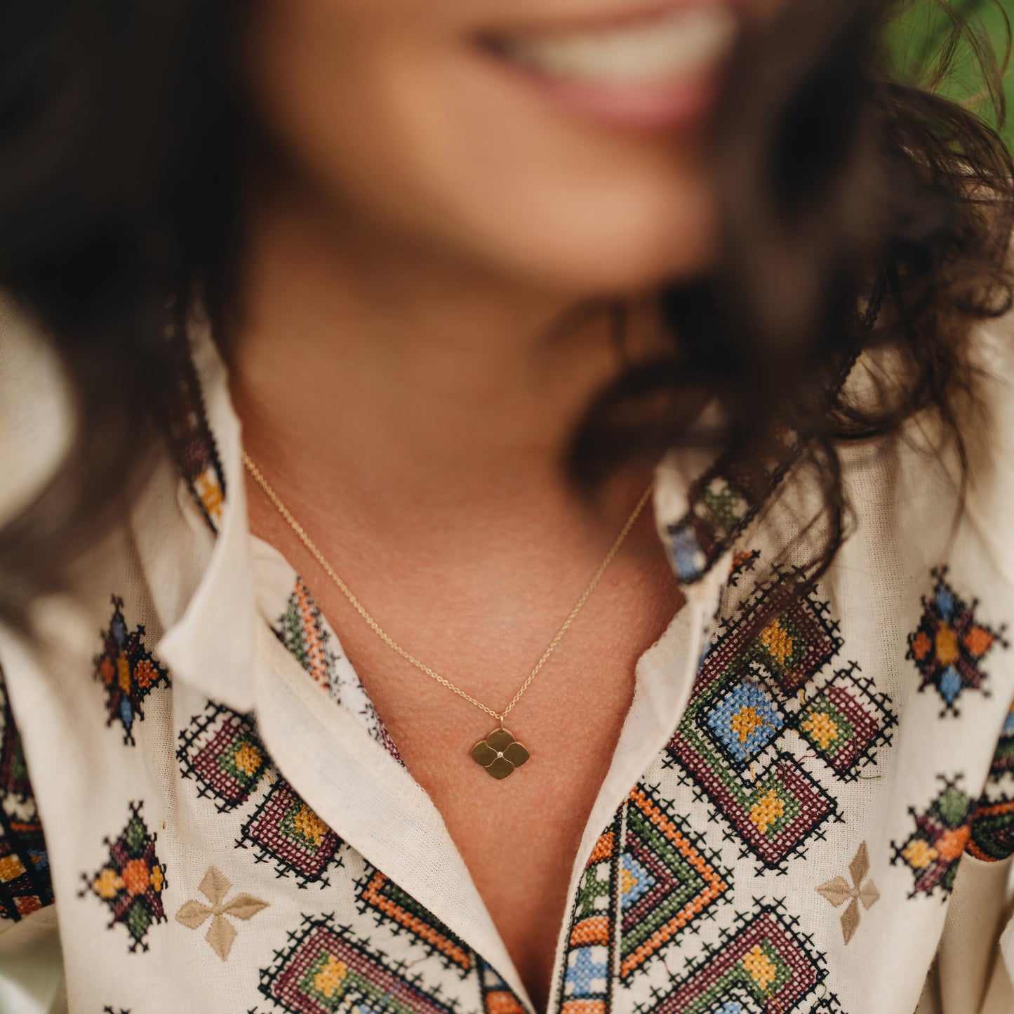 Petals of Time Necklace with Pendant