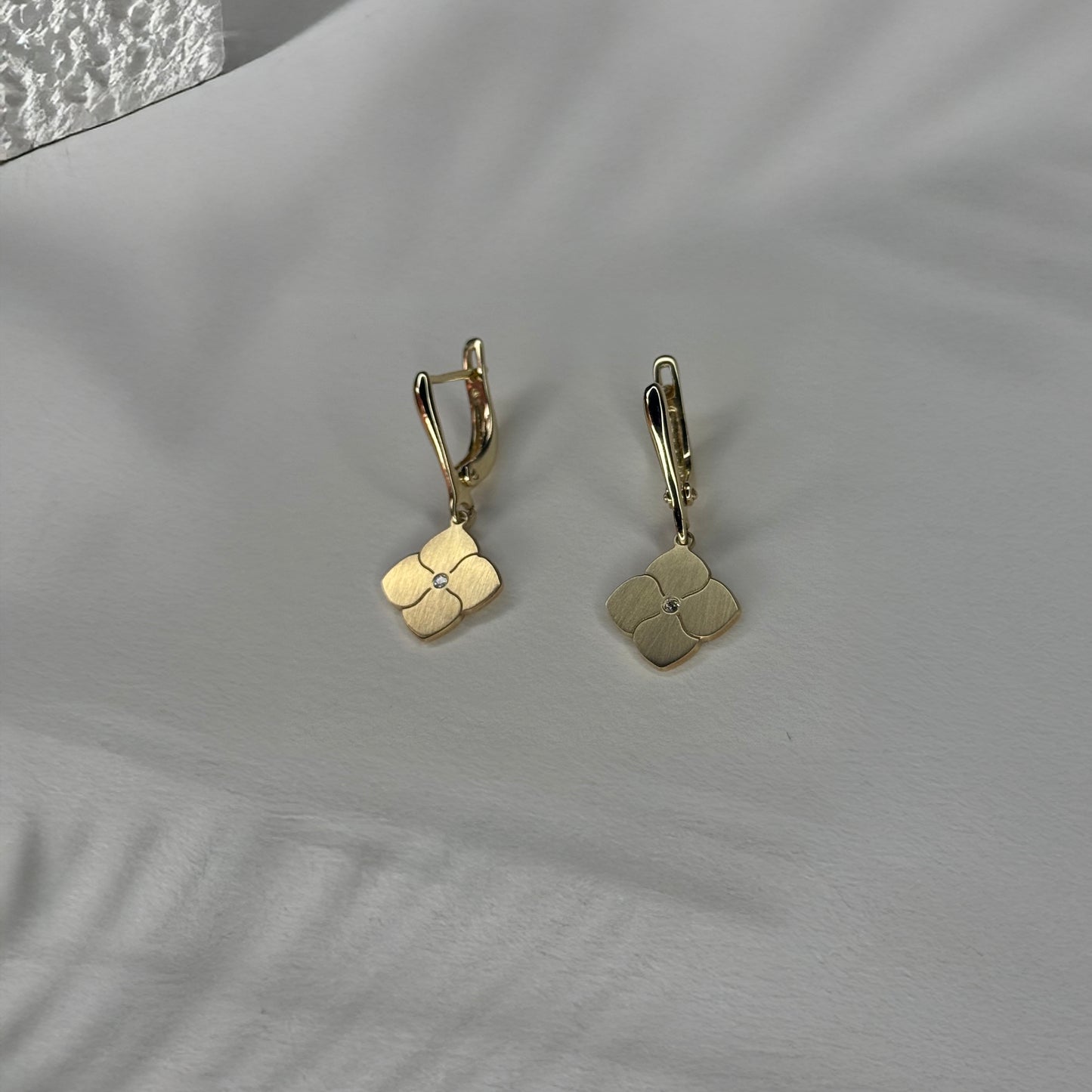 Cercei din Aur Cu Diamant| Cercei Femei din Aur| Cadou Femei| Fine Gold Jewelry|Diamond Gold Jewelry| Gift for Women| Diamond Gold Earrings