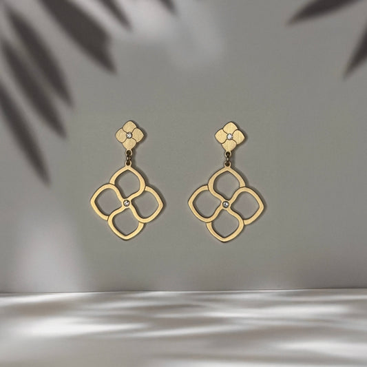 Cercei din Aur Cu Diamant| Cercei Femei din Aur| Cadou Femei| Fine Gold Jewelry|Diamond Gold Jewelry| Gift for Women| Diamond Gold Earrings| Fine Gold Jewelry