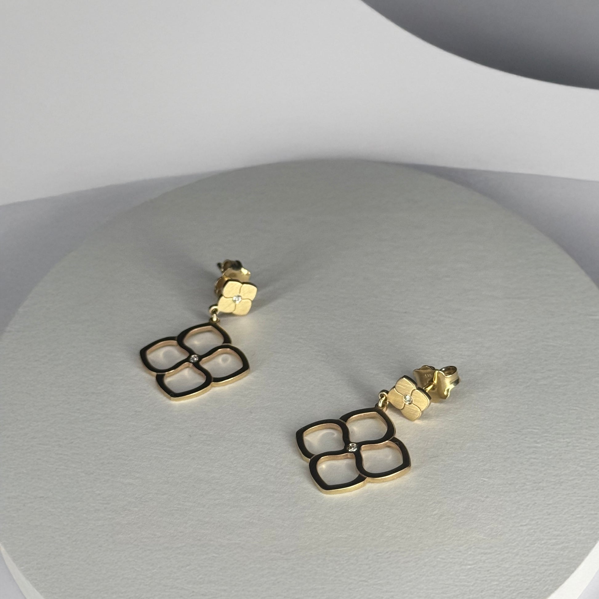 Cercei din Aur Cu Diamant| Cercei Femei din Aur| Cadou Femei| Fine Gold Jewelry|Diamond Gold Jewelry| Gift for Women| Diamond Gold Earrings