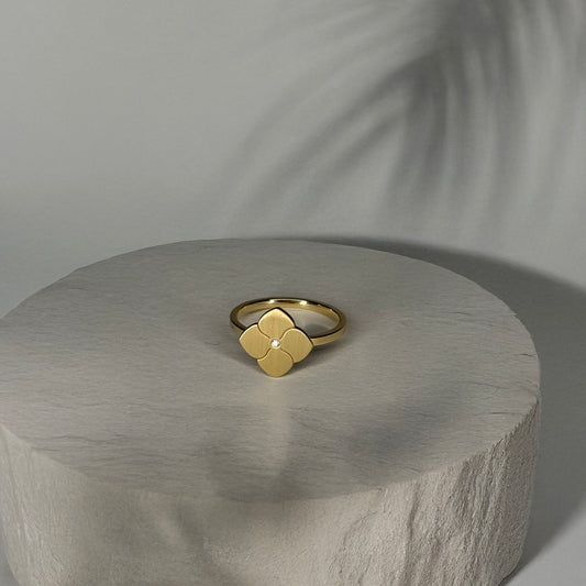 Gold Diamond Ring | Inel Aur cu Diamant| Cadou Femei Aur